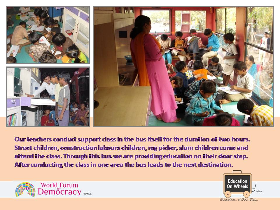 Education on their door steps.